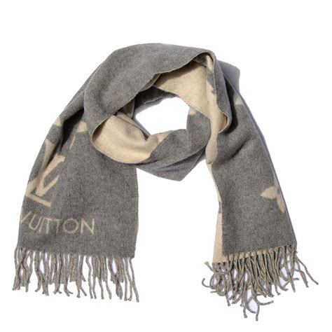 louis vuitton scarf striped cashmere|Louis Vuitton wool cashmere scarf.